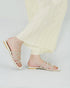Criss Cross Studded Flats